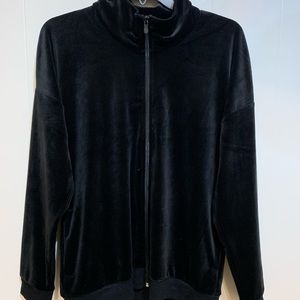 CABLE & GAUGE Black Polyester sweater.